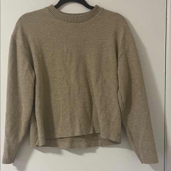 Zara Sweaters - Zara Taupe Crewneck Sweater - Relaxed Knit